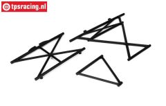 LOSB2578 Überrollkäfig mitte oben LOSI 5T-BWS, Set