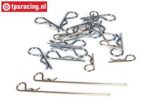 LOSB5800 Karosserie-RC-Box clips LOSI 5T-BWS, Set