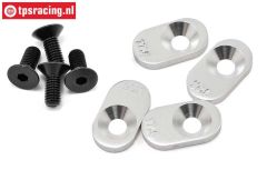 LOSB5806 Motorbefestigung 17,5-58T LOSI 5T, 4 st.