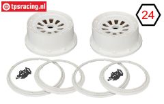 LOSB7033 Felgen Weiß Ø120-B60 mm, Set