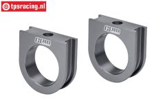 5T338/BI-GM LOSI 5IVE-T 3.0 Eins. Diff. Mitte Gun-Metal, 2 St.