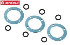 LOS-3716 LOSI 5IVE-T Differential Dichtung, set