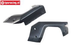 LOS-4352 LOSI 5T 3.0 Kotflügel Links-Rechts Gun Metal, Satz