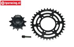MX3511S-BK PROMOTO Kettenradsatz 11-35Z, Set