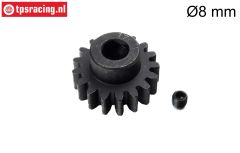 LOS-3729 LOSI 5IVE-T Stahlritzel 17Z-Ø8 mm, 1 St.