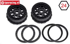 PRO287803 LOSI 5IVE-T 3.0 felgen Schwarz, set