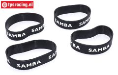 SAM4810Z Samba Resorohr Ringen Ø60-Ø70 mm Schwarz, 4 st.