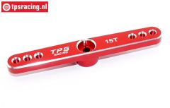 TPS0850/04 Alu-Servohebel 15Z-L73 mm Rot, 1 st.