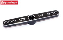 TPS0850/06 Alu-Servohebel 15Z-L73 mm Schwarz, 1 st.