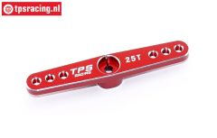 TPS0820/04 Alu-Servohebel 25Z- L62 mm Rot, 1 st.