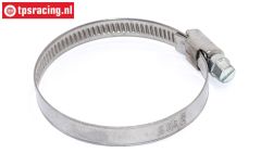 TPS0490/04 Chromstahl Schlauchschelle Ø40-Ø60 mm, 1 st.