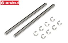 TPS86635 Querlenkerstift Ø6-L108 mm HPI-Rovan, 2 st.
