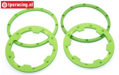 TPS5030/GR HD Nylon Felgenringe Grün Ø120 mm, 4 st.