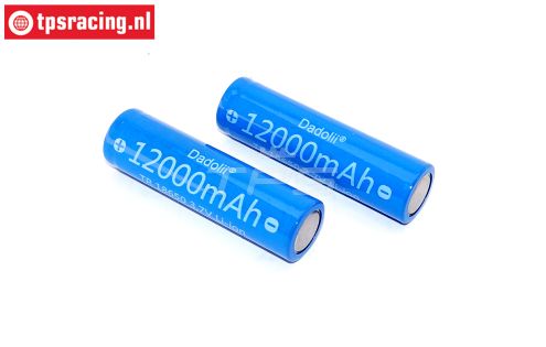 TPS12000/02 18650 Li-Ion Akku 3,7 Volt 12000 mHa, 2 st.