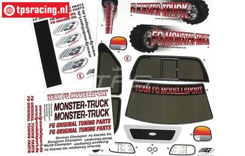 FG20155 Dekorbogen FG Monster-Stad.-Str. Truck, set