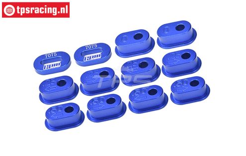 MX010-B PROMOTO-MX Alu-Kettenspanner blau, Set