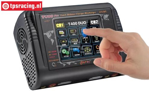 HTRC T400 PRO DUO Touchscreen Ladegerät 100-240 Volt, Set