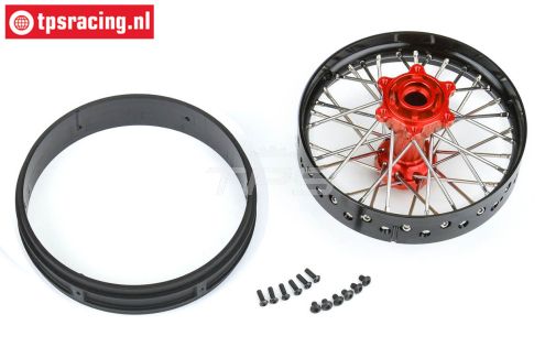 PRO283700T2 Pro-Spec V2 hinter felge Rot/Schwarz, set