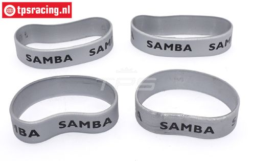 SAM4810S Samba Resorohr Ringen Ø60-Ø70 mm Silber, 4 st.