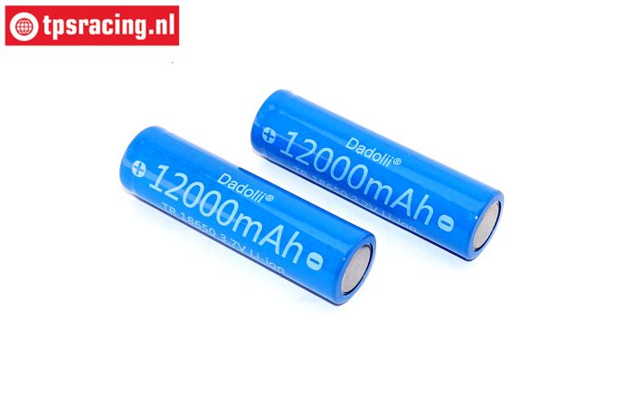 TPS12000/02 18650 Li-Ion Akku 3,7 Volt 12000 mHa, 2 st.