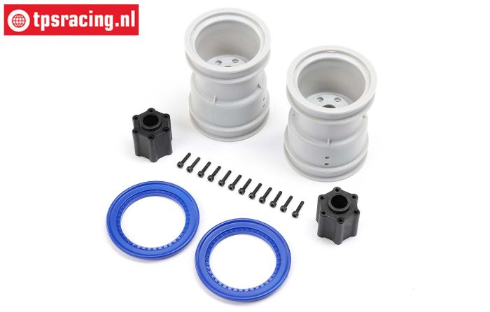 LOS-1815 LOSI LMT 2.0 Monster Truck Felge Blau, Set