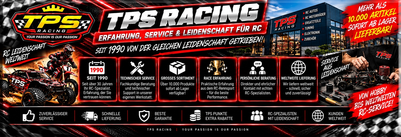 TPS Racing Shop und Lager – RC-Shop mit kompetenter Beratung und großem Lagerbestand
