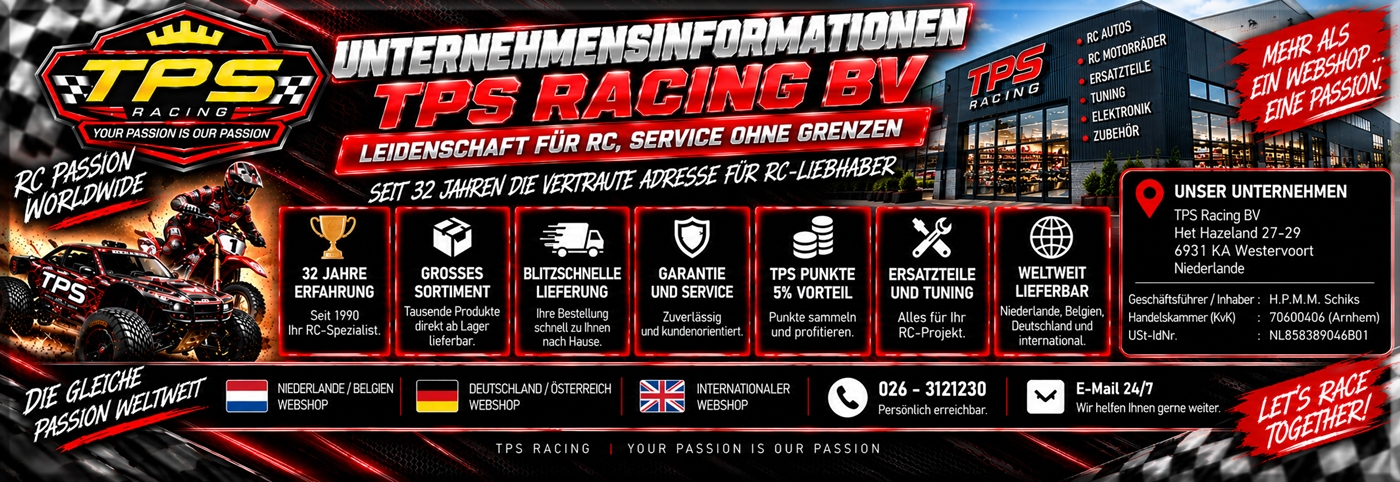 TPS Racing Shop und Lager – RC-Shop mit kompetenter Beratung und großem Lagerbestand