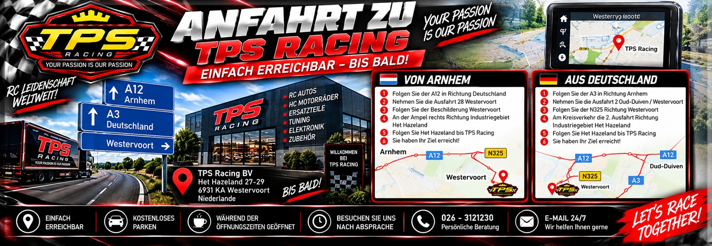 TPS Racing Shop und Lager – RC-Shop mit kompetenter Beratung und großem Lagerbestand