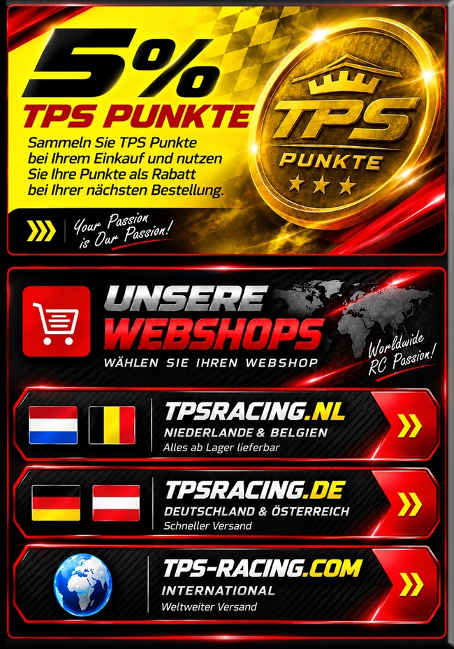 5% TPS Punkte und unsere TPS Racing Webshops